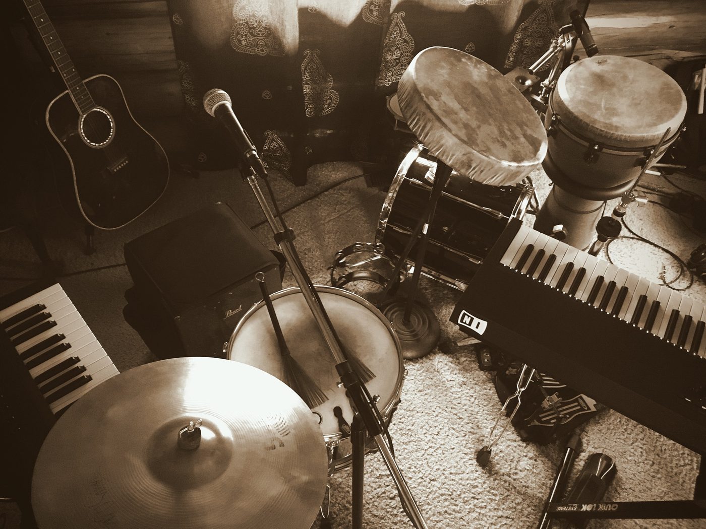 Eric's studio instruments